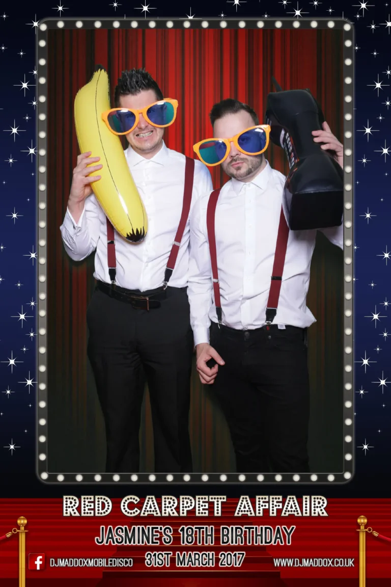 Red carpet event birthday party photo mirror picture. 2 handsome guys smartly dressed and ready to take over the world!